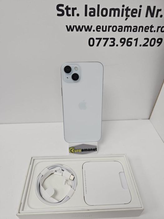 Telefon mobil Apple iPhone 15 Plus, 128GB, 5G, Blue -B-