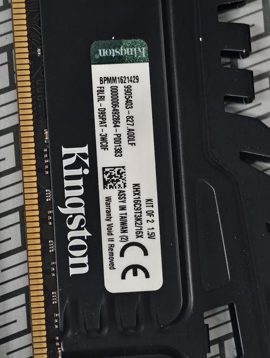 Kit rami Kingston HyperX Beast 16GB 2x8GB DDR3 1600MHz KHX16C9T3K2/16X