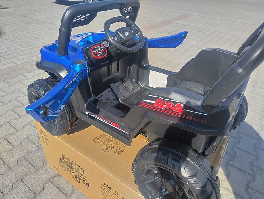 TEXAS акумулаторен джип FAST UTV син
