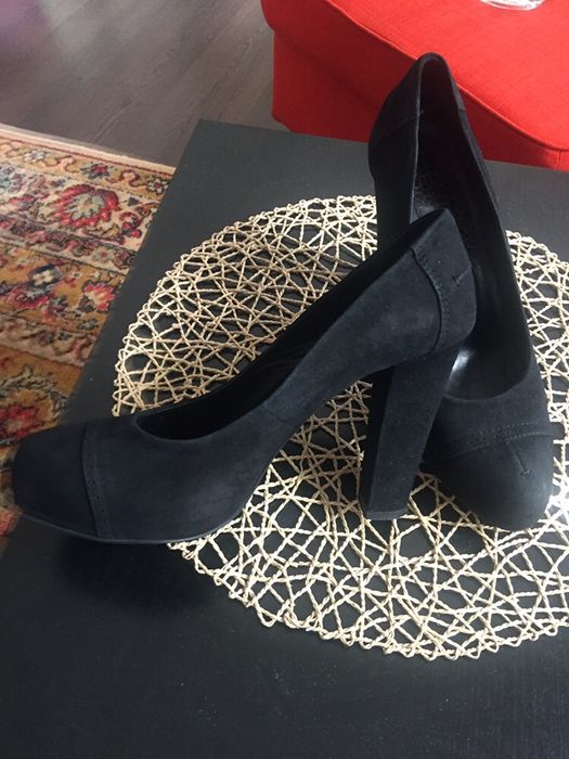 Туфли замшевые