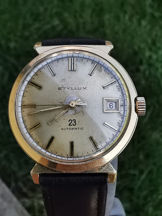 Ceas Styllux Automatic Calendar -34,5 mm -Funcționează excelent !