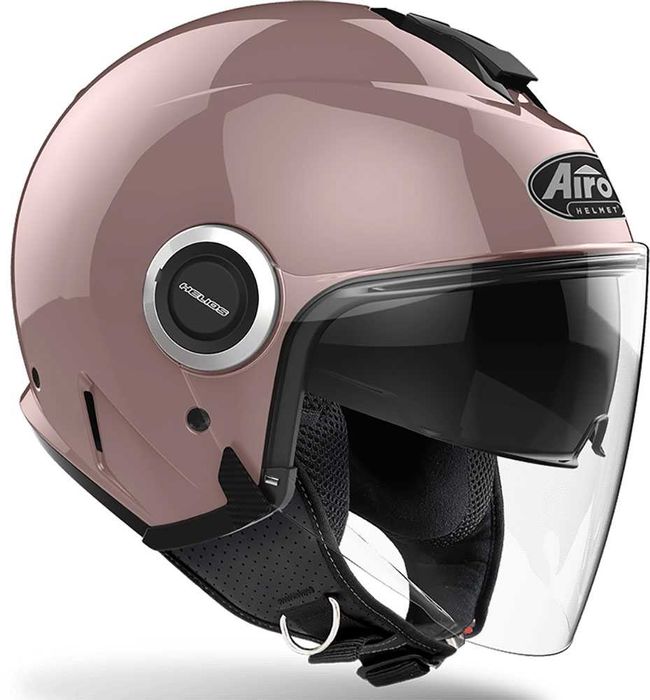 Airoh скутерска каска helios blue matt мото мотор