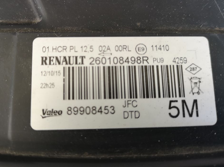 Оригинални фарове Рено Еспейс Renault Espace 5 Full Led