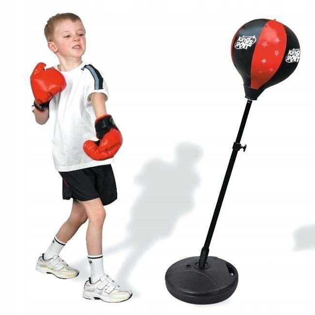 Боксерскй набор для детей. Груша на стойке юный чемпион мешок бокса