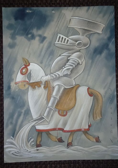 Caricatura semnata Valentin Druzhinin