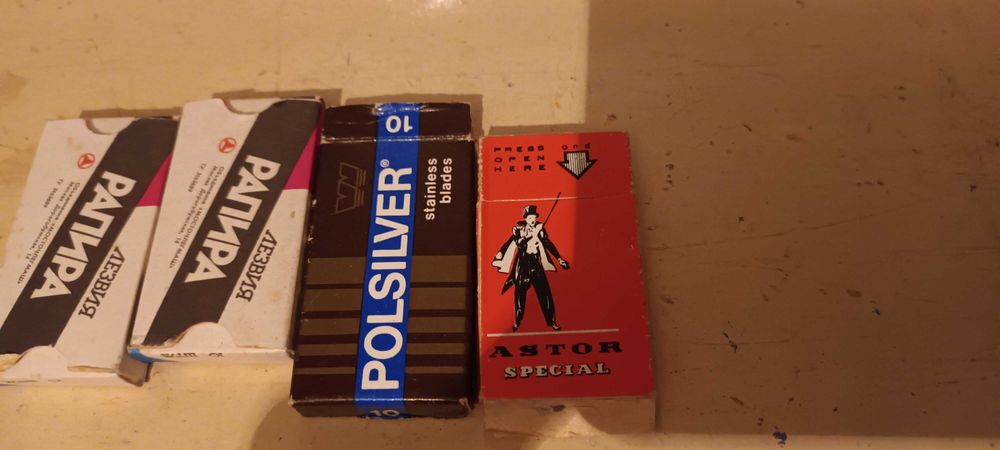 бръснарски ножчета  - нови, ретро