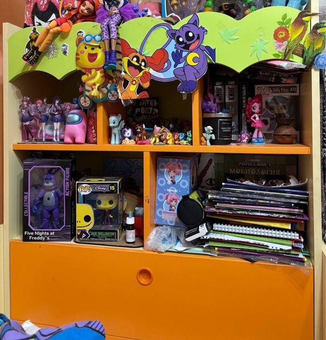 детский/подростковый модуль:кровать-чердак+стол+шкафы