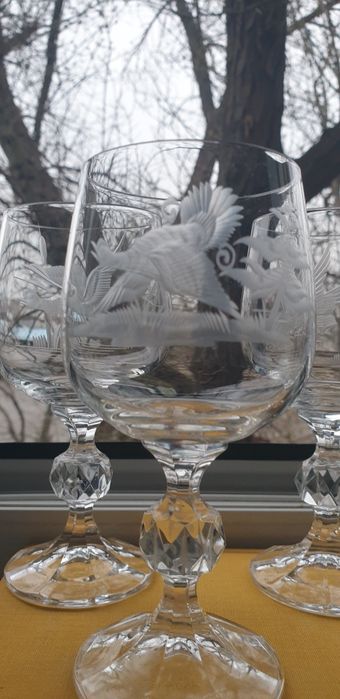 Фужеры богемия глухарь 4 шт