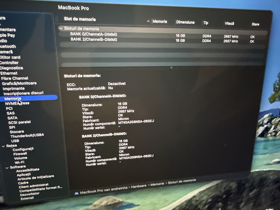 Macbook PRO 2019 16”