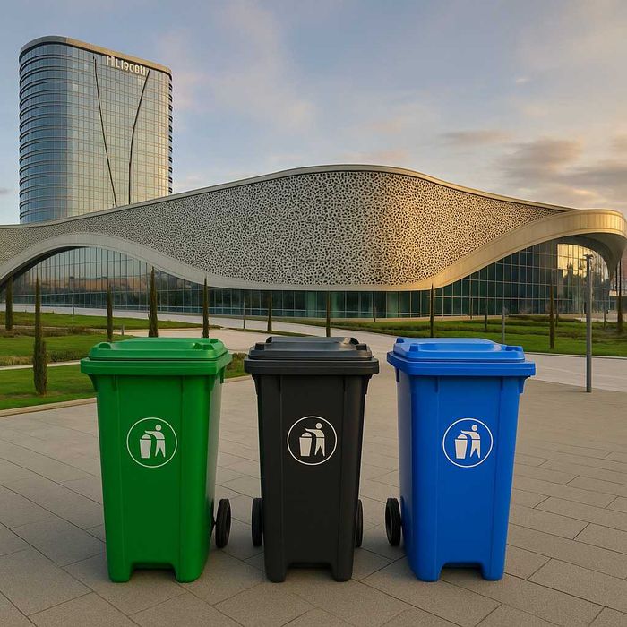 Бак для мусора пластиковый мусорный бак контейнер