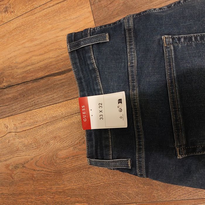 GUESS Blue Athletic Taper Jeans