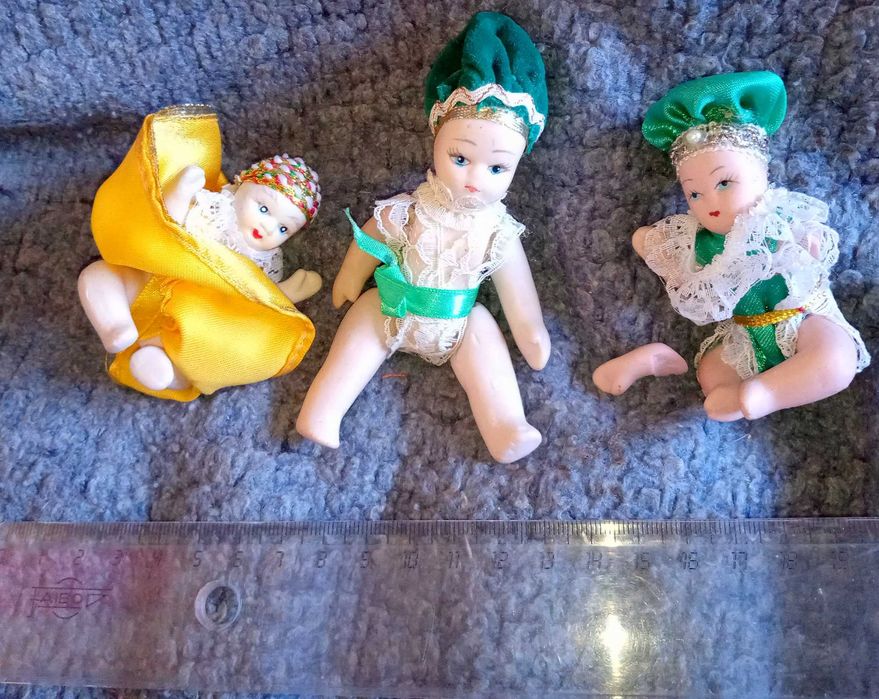 Порцеланови кукли. 3 бр. Италия