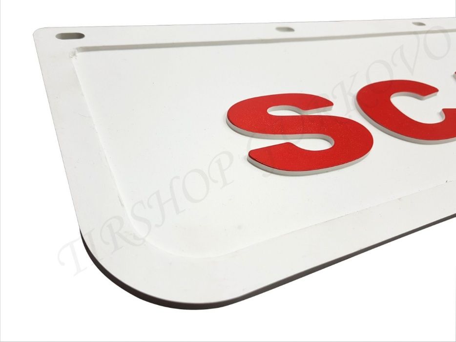 Релефни гумени бели калобрани Скания / SCANIA