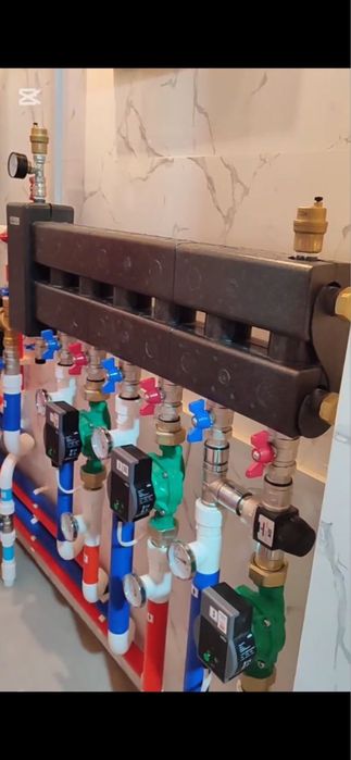 тёплый пол + печки 3 контр