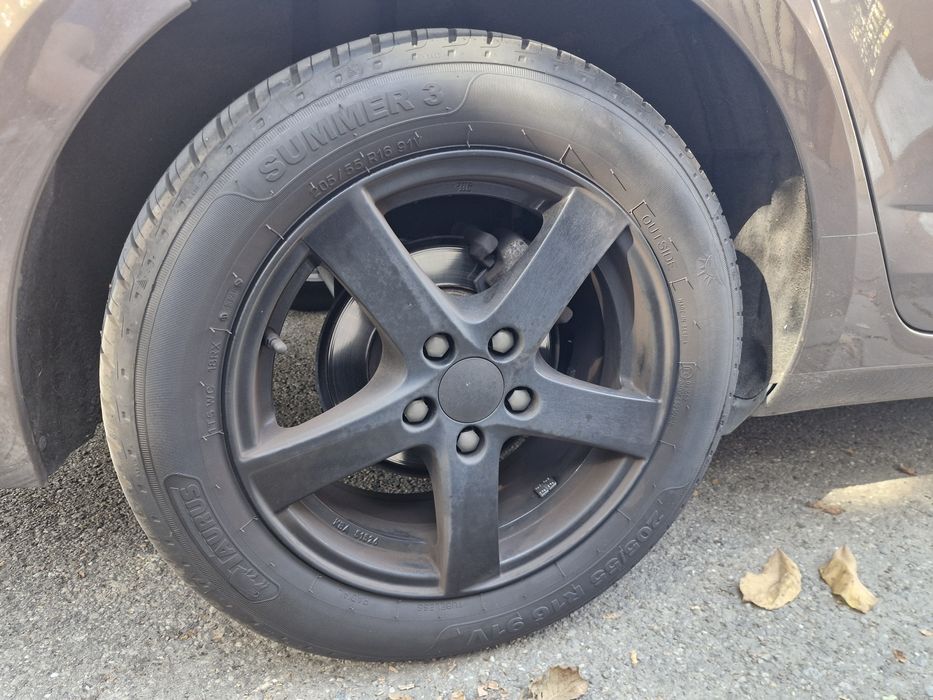 Roti skoda octavia, 205 55 r16, jante negre
