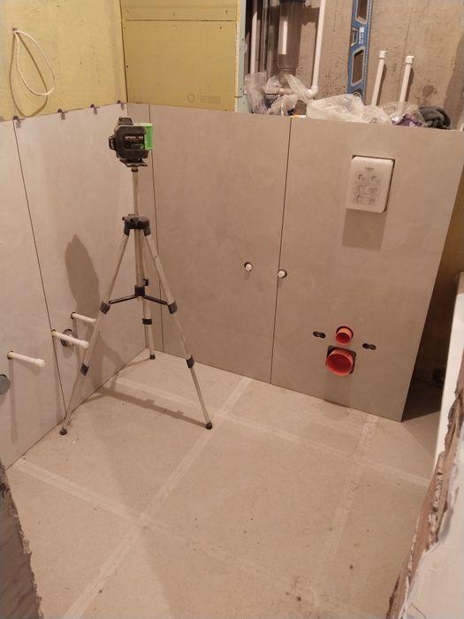 Ремонт санузла. Плиточные работы.