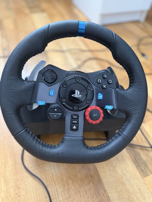 Volan Logitech G29 Driving Force+Pedale+Schimbator-PS5/PS4/PC