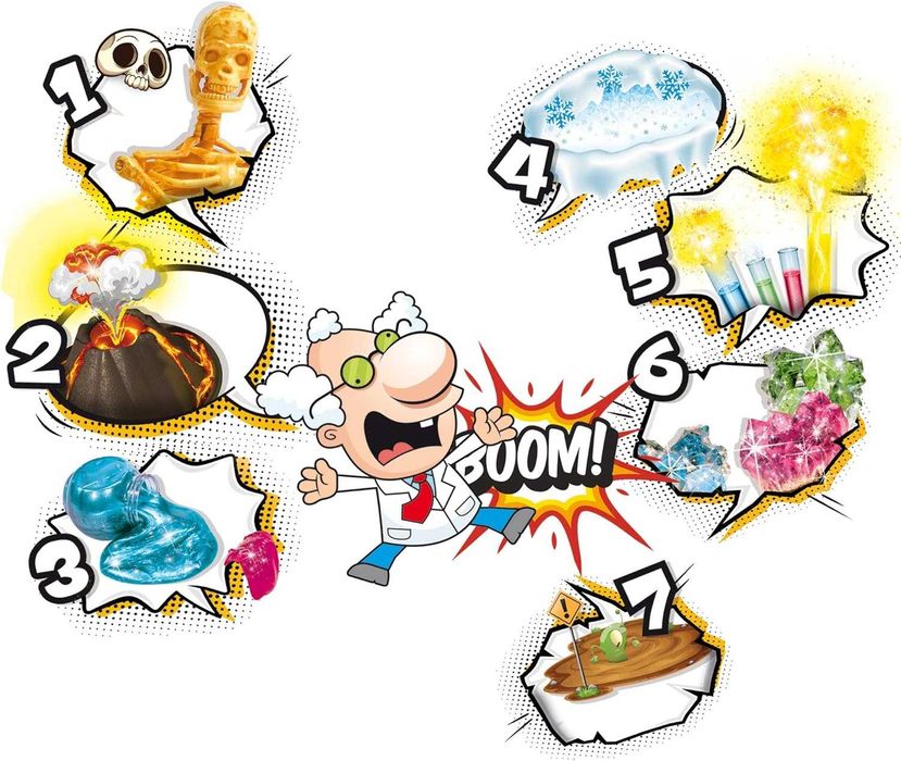 Лаборатория на лудия учен Детска лаборатория Химични експерименти