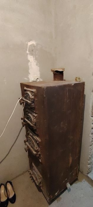 Катёл _ утин ва кумир, албатта газ учун