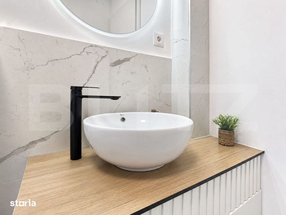 Apartament modern cu 3 camere, 65 mp, parcare subterana, Calea Moldove