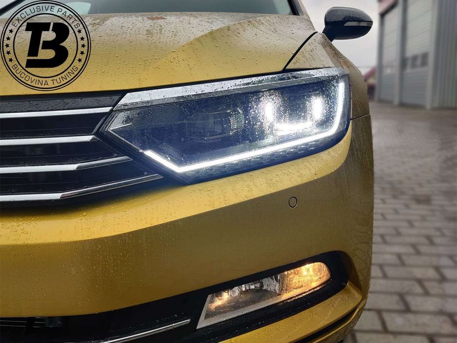 Faruri Full LED compatibile cu VW Passat B8 3G Matrix Design