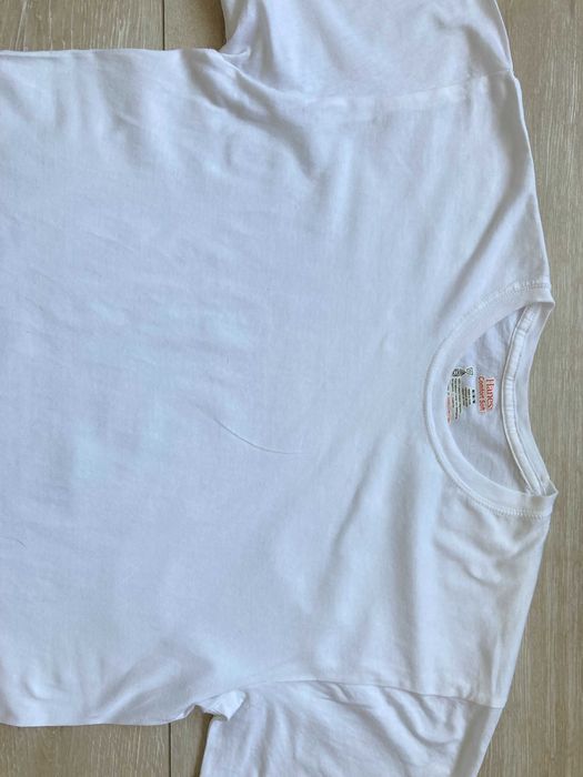 Hanes X SUPREME мъжка бяла тениска размер М