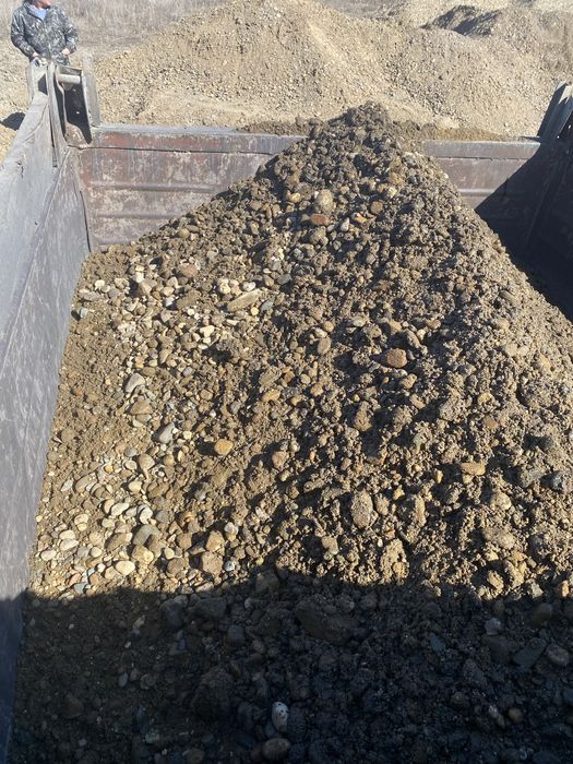 Гравий отсев щебень песок