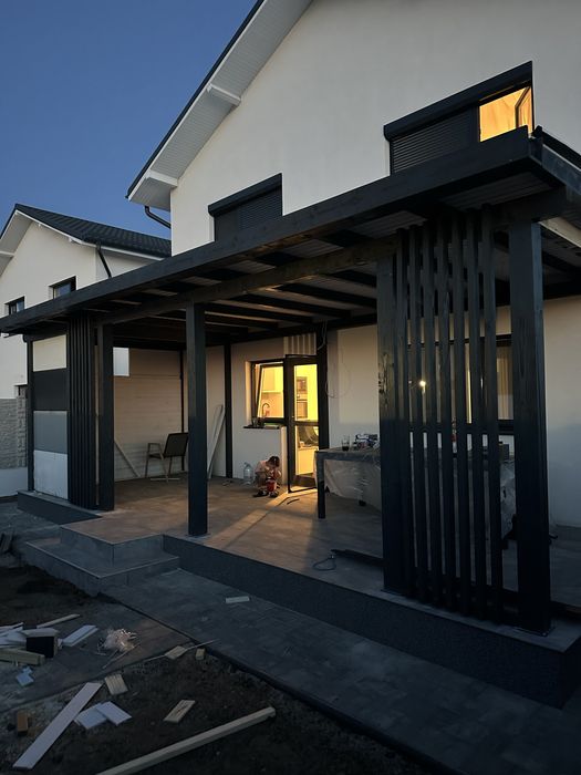 Terasa moderna din lemn