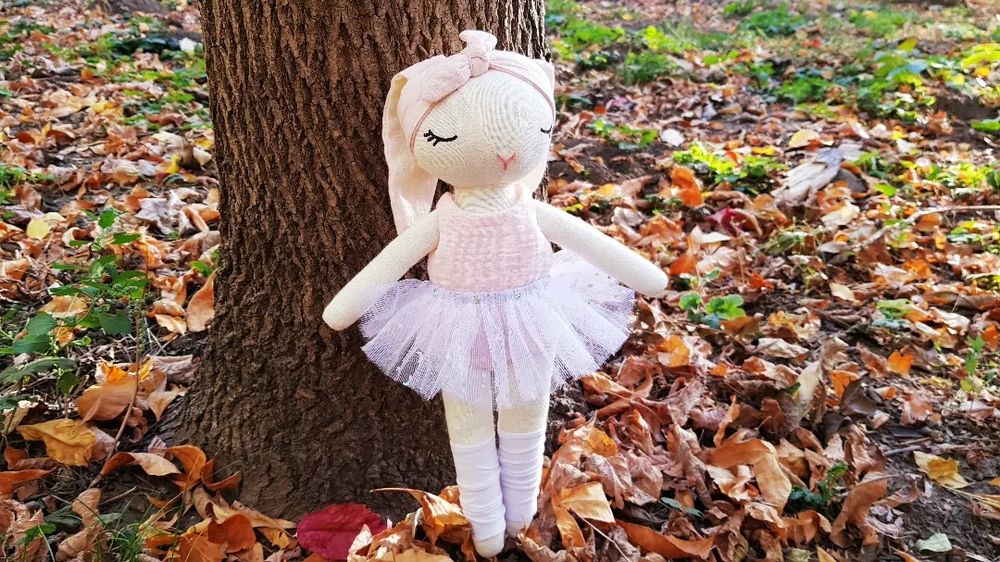 Balerina din bumbac lucrata manual