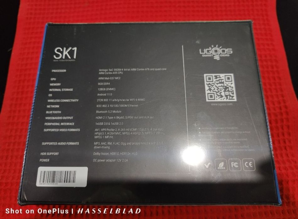 TV Box Ugoos SK1 Android 11 Dolby Vision-Atmos 8K 7680x4320 най-добрия