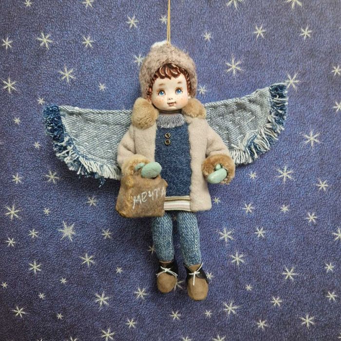 Ватные елочные игрушки