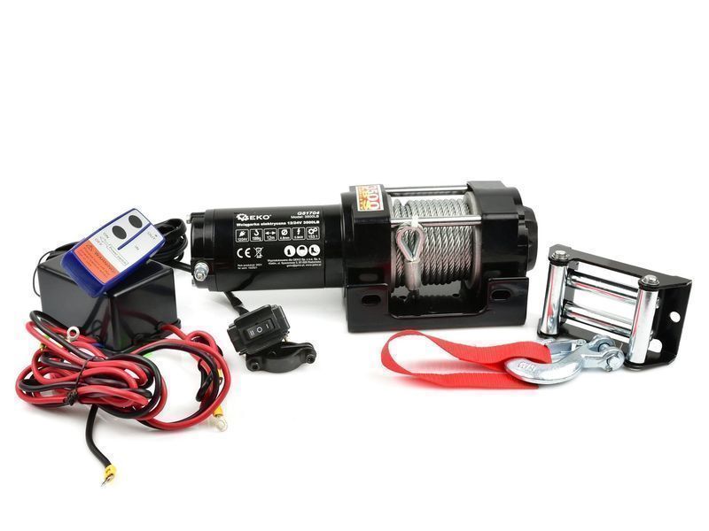 Електрическа лебедка 12v с wireless дистанционно - 3500lb / 1588 кг
