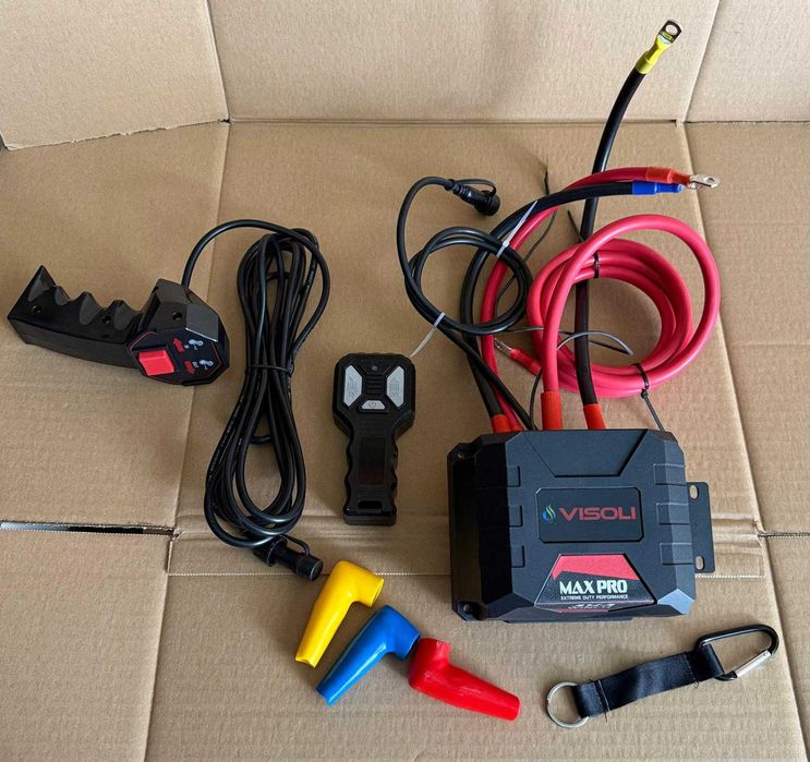 Cutie comandă troliu auto Visoli – kit complet 12V