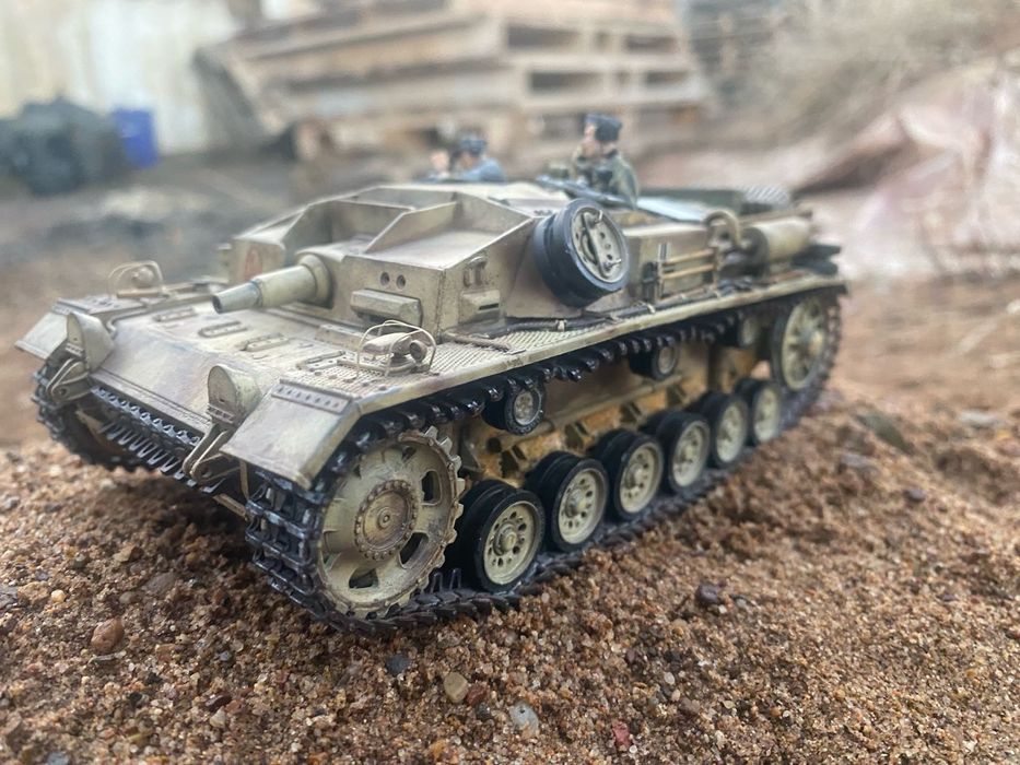 Модель штуг 3,Африканский корпус 35 масштаб