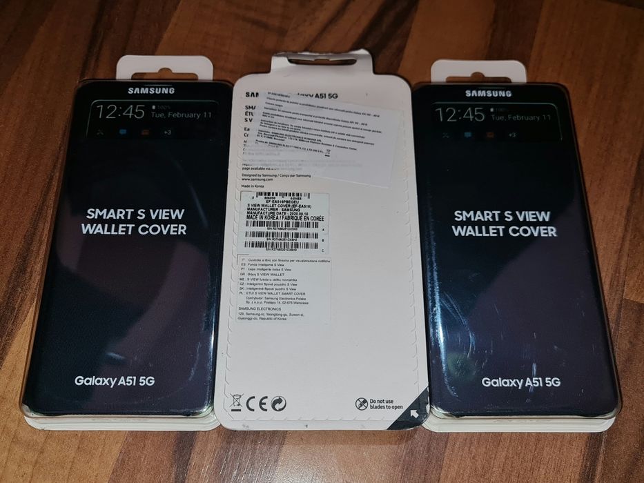 Husa flip smart activa originala Samsung S View Wallet Cover A51 5G