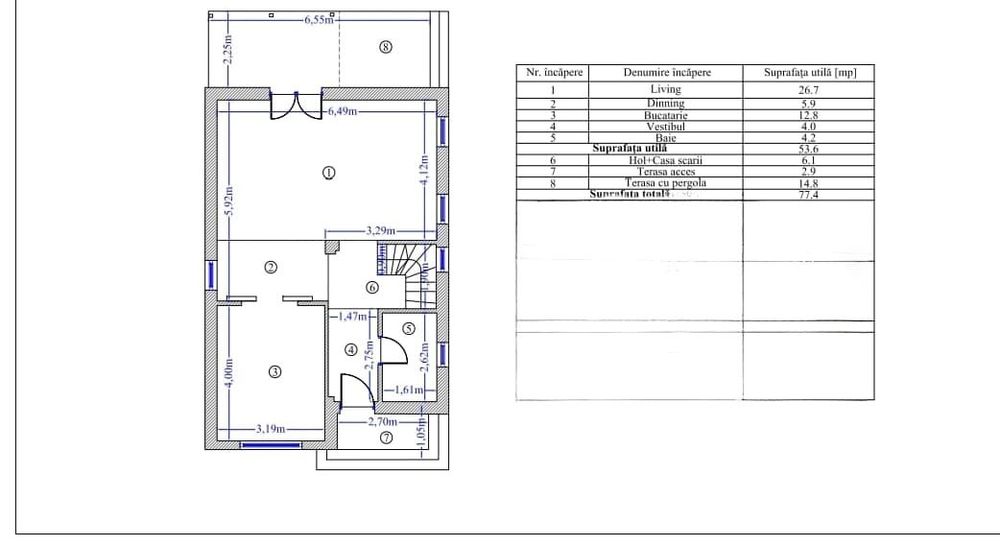 Casa P+ 1Etaj/4 camere/Com.Berceni/Comision 0%