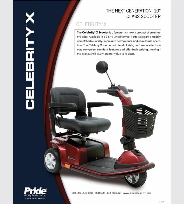 Carucior/scuter electric pt persoane cu dezabilitati Celebrity
