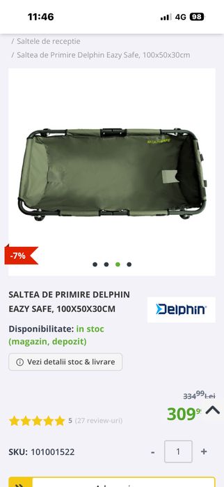 Saltea noua de primit pestele