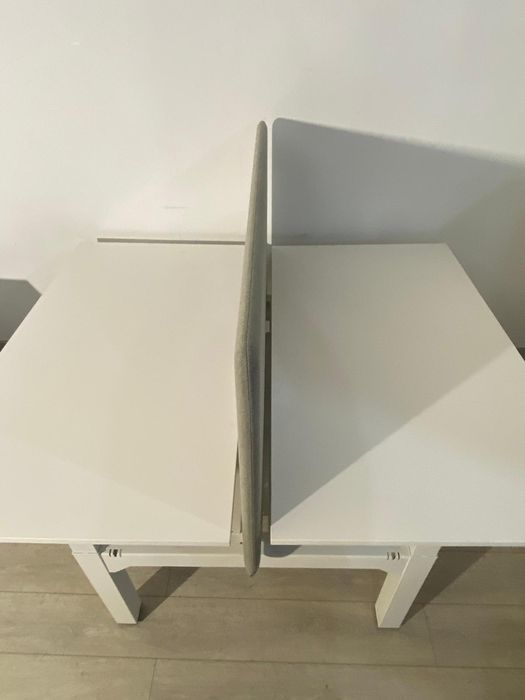 6 Buc. Birou Dublu, Cadru Metalic; Masă de Lucru 2 Blaturi