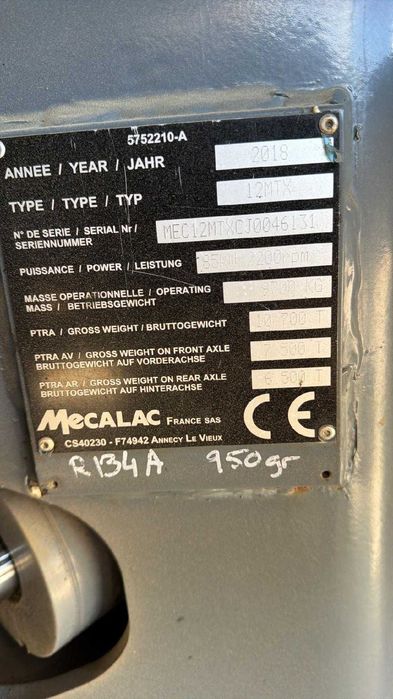 Excavator Mecalac 12MTX