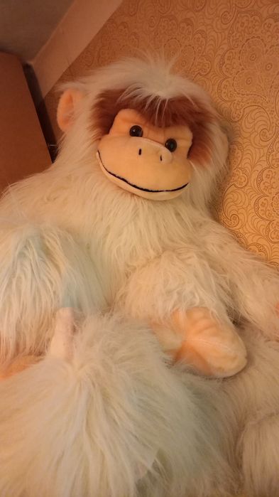 Игрушка очень большая мягкая собачка и медведь