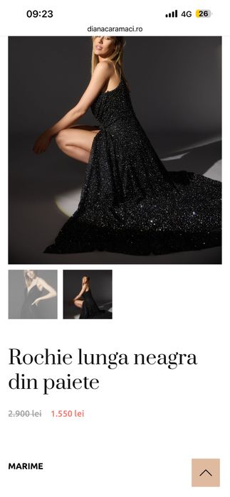 Rochie superba, Diana Caramaci
