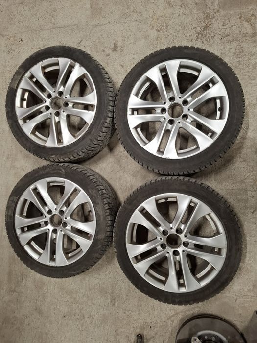 Джанти с гуми 17 цола 5x112 Mercedes / Мерцедес