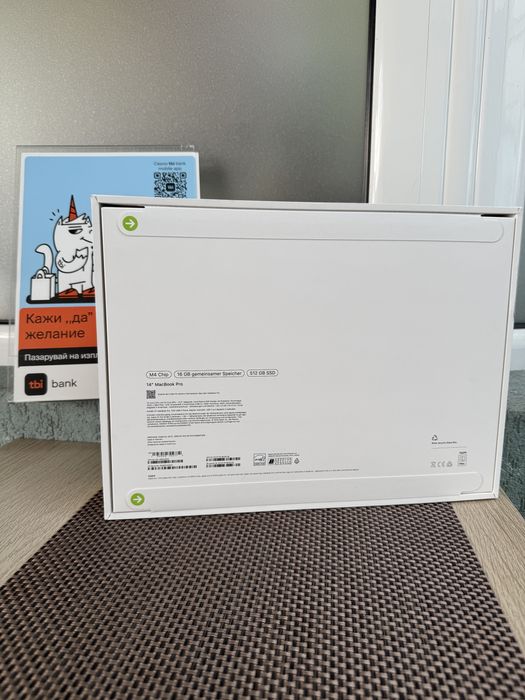 512GB НОВ!*ЛИЗИНГ*Apple Macbook Pro 14" M4 10C/10G 16RAM  Гаранция!