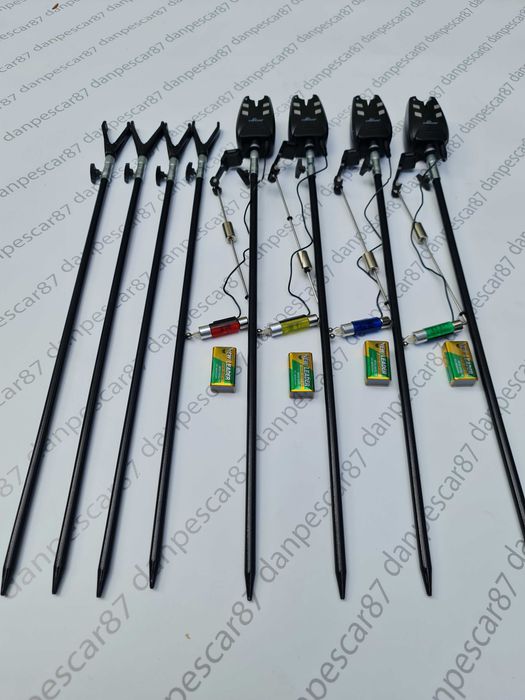 Set 4 Avertizori digitali TLI06 cu 4 swingere cu iluminare si 8 Tije
