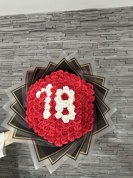 Buchet 101trandafiri sapun