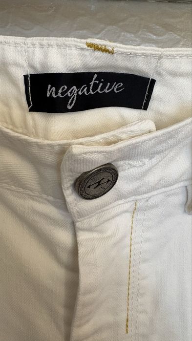 Дънки в бяло Negative р-р М