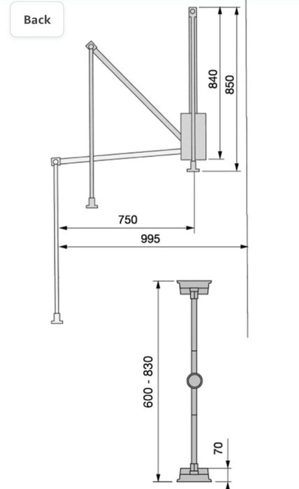 șină pliabilă pentru dulap permite accesul ușor la partea superioară a