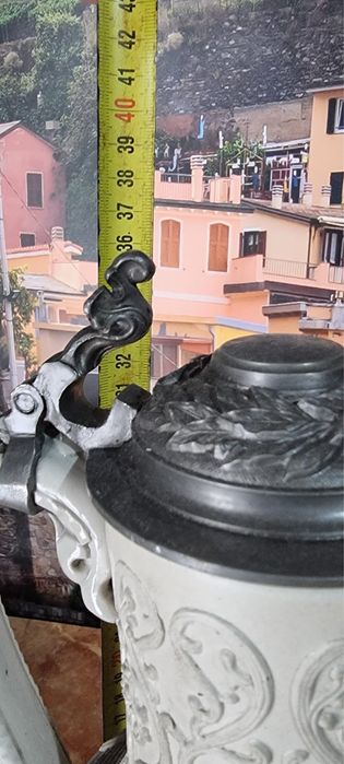 Carafa Vin Ceramica Capac Zamac
