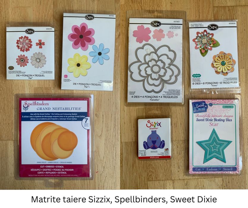 Presa si matrite taiere si embosare Sizzix Big Shot si Cuttlebug